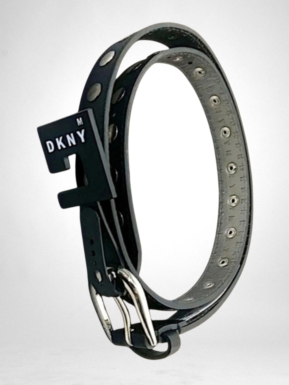 DKNY Women’s Spazzolato Grommeted Belt